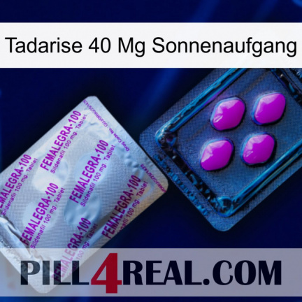 Tadarise 40 Mg Sunrise 37